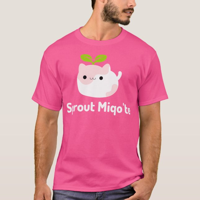 Sprout Miqo'Te Ffxiv T-Shirt (Vorderseite)