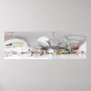 Spruce Goose 3D 360 Grad Panorama Poster