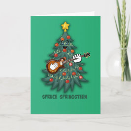 Spruce Springsteen Feiertagskarte