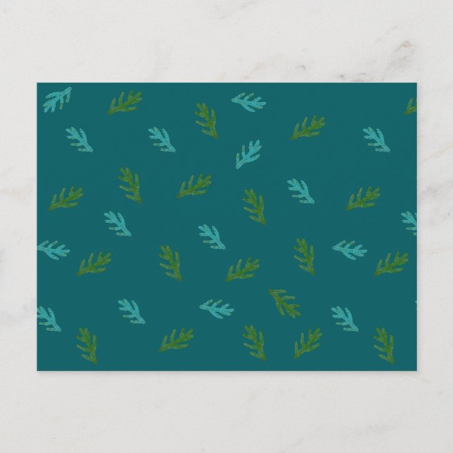 Spruce Twigs - Auf einem Wald Postkarte (Vorderseite)