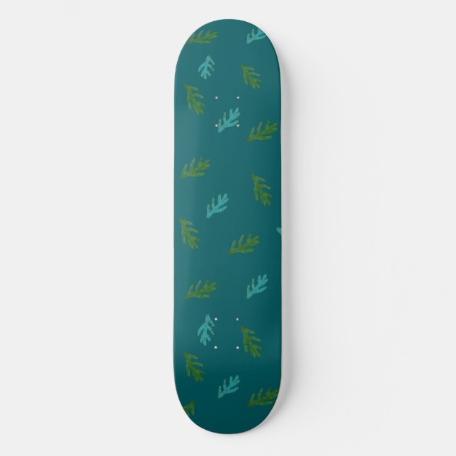 Spruce Twigs - Auf einem Wald Skateboard (Vorderseite)