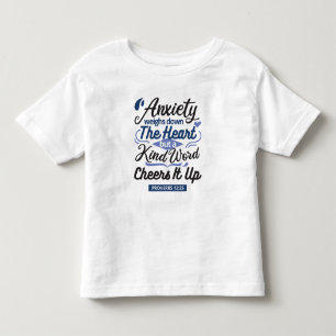 Sprüche 12,25 Bibelvers – Art mit freundlichen Wor Kleinkind T-shirt