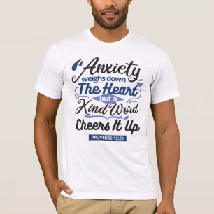 Sprüche 12,25 Bibelvers – Art mit freundlichen Wor T-Shirt