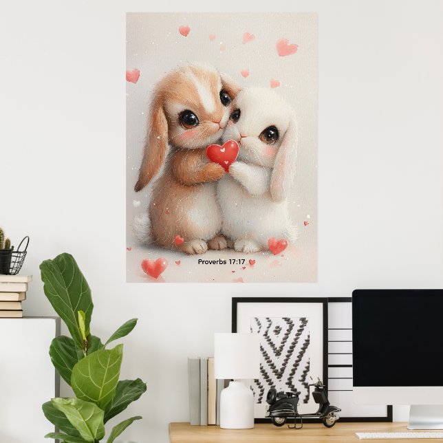 Sprüche 17:17  poster (Heimbüro)