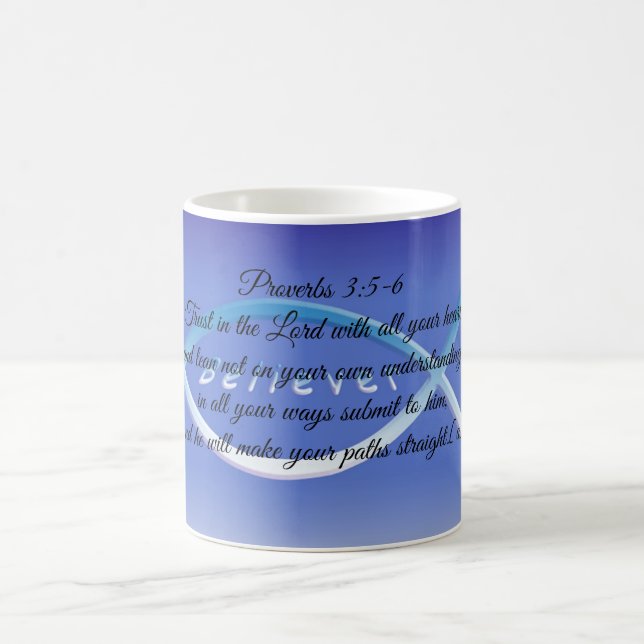 Sprüche 3:5-6 kaffeetasse (Mittel)