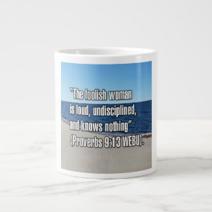 Sprüche 9:13 WEBU Tasse