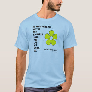 Sprüche der Güte 21:21 Schwarz T-Shirt