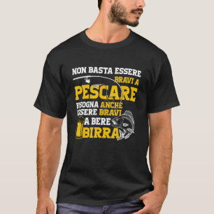 Sprüche für Männer Fischer Angeln und Bier T-Shirt