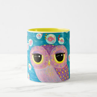 Sprudeln mit Liebe Zweifarbige Tasse