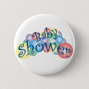 Sprudelnde Babyparty Button