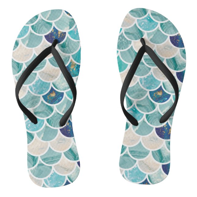 Sprudelnde Flip Flops (Fußbett)