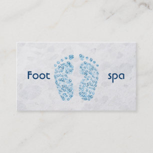 sprudelnde Füße Visitenkarte