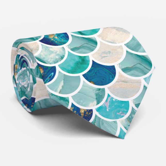 Sprudelnde Krawatte (Gerollt)