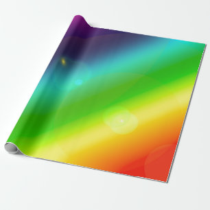 Sprudelnder Regenbogen Geschenkpapier