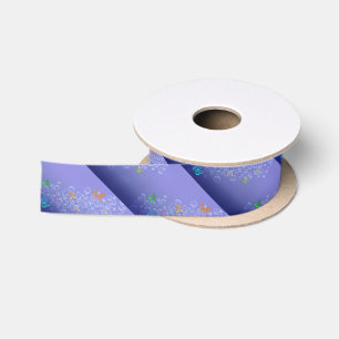 Sprudelt n-Schmetterlinge Satinband