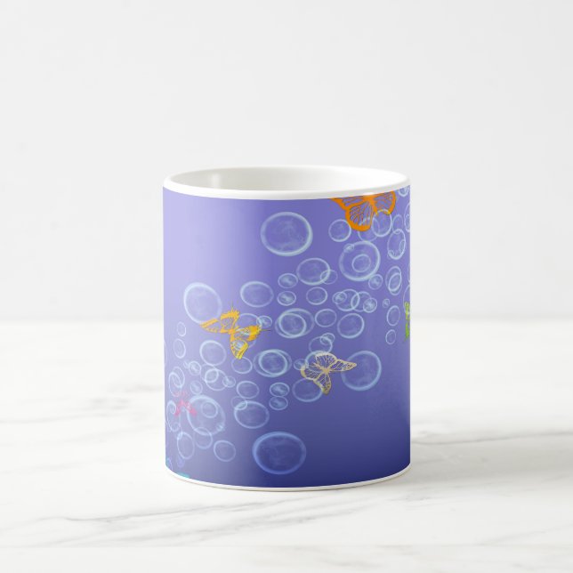 Sprudelt n-Schmetterlinge Tasse (Mittel)