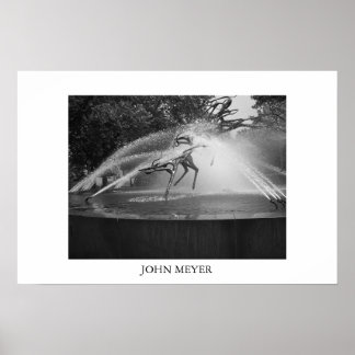 Sprühbrunnen Poster