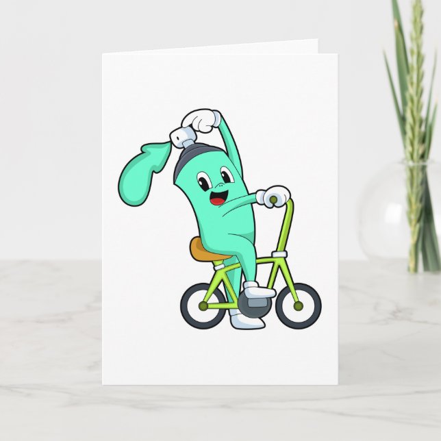 Sprühdose mit Fahrrad Karte (Vorderseite)