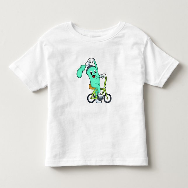 Sprühdose mit Fahrrad Kleinkind T-shirt (Vorderseite)