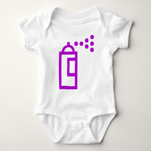 Sprühdose-Symbol Baby Strampler