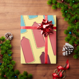 Sprühdosenmuster Geschenkpapier