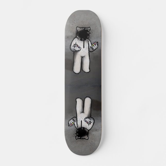 Sprühfarbe Skateboard (Vorderseite)