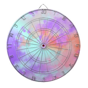 Sprühfarbener Spritzer Dartscheibe