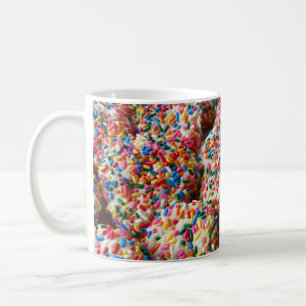 Sprühsüßigkeiten-Kekse Spaß am Backen Fotografie Kaffeetasse