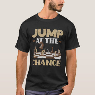 Sprung auf den Zufallsschachspieler T-Shirt