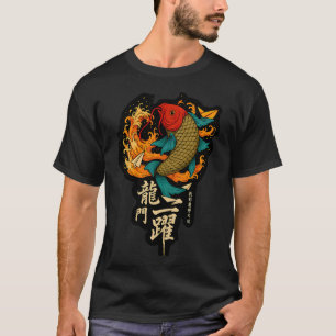 Sprung der Koi – Symbol der Stärke und Transfo T-Shirt