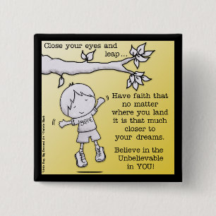 Sprung des Glaubens Button