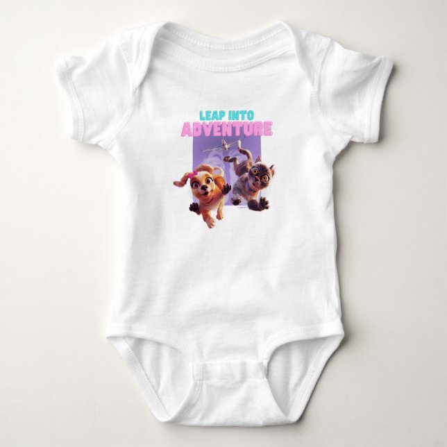 Sprung in das Abenteuer Baby Strampler (Vorderseite)