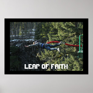 Sprung ins Vertrauen - Bungee-Jumping Poster