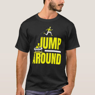 Sprung um Springen Trampoliner Trampeliertramp T-Shirt