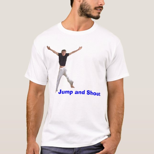 Sprung und Ruf T-Shirt (Vorderseite)