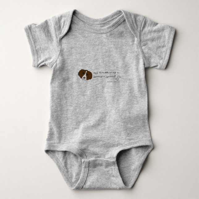 Sprungbrett Baby Strampler (Vorderseite)