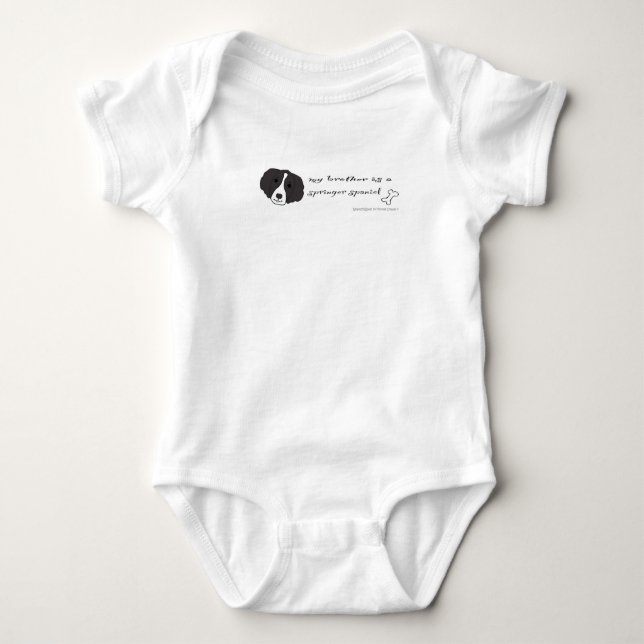 Sprungbrett Baby Strampler (Vorderseite)