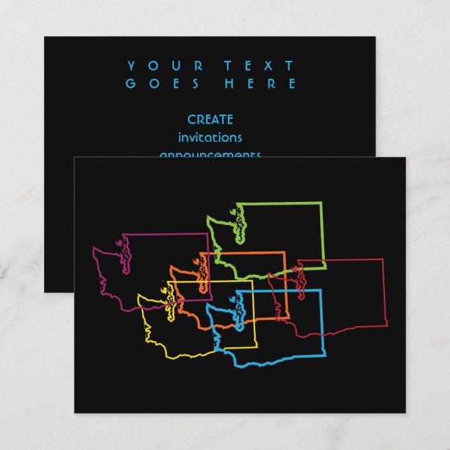 Sprungbrett Einladung (Vorne/Hinten)