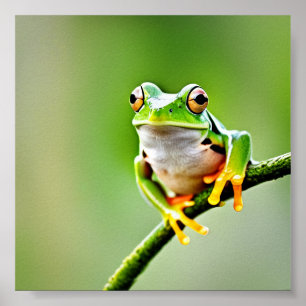 Sprungfrosch Poster