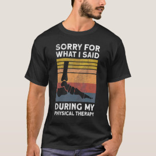 Sprunggelenkoperation Entschuldigung für das, was T-Shirt