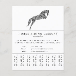 Sprungpferd Reiten Pferdetrainer Flyer