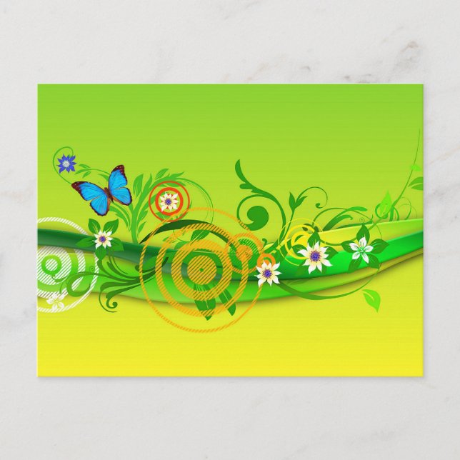 Sprungpostkarte Postkarte (Vorderseite)