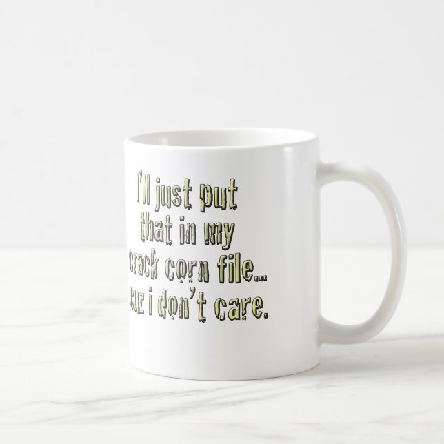 Sprungs-Mais interessieren sich nicht Tasse (Rechts)