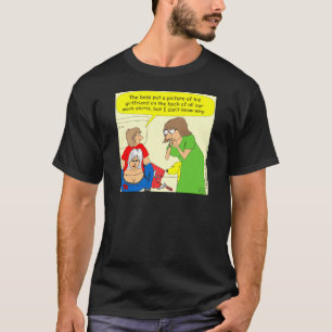 Sprungs-Shirt Cartoon mit 434 Hintern T-Shirt