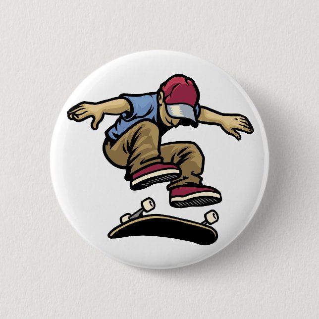 Sprungtritt  button (Vorderseite)