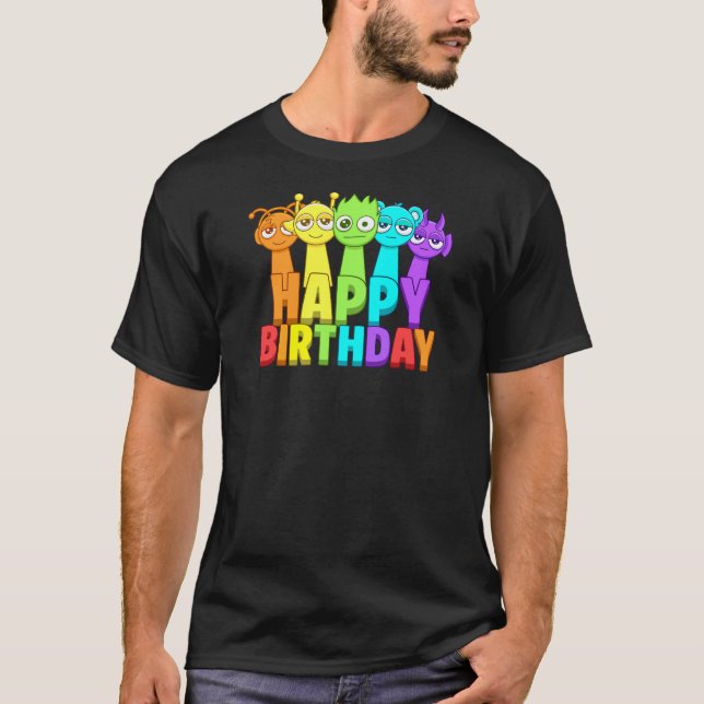 Sprunki Birthday T-Shirt (Vorderseite)
