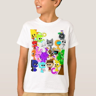 Sprunki Gruppe! Simon Oren Funbot Pinki Wenda T-Shirt