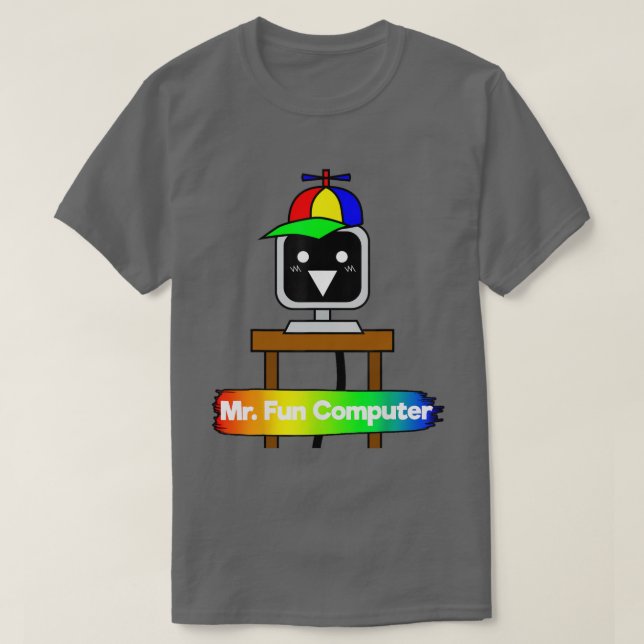 Sprunki Herr Spaß Computer T-Shirt (Design vorne)