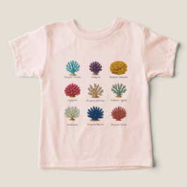 SPS Coral ID Vintag Botanisches Kleinkind T-Shirt