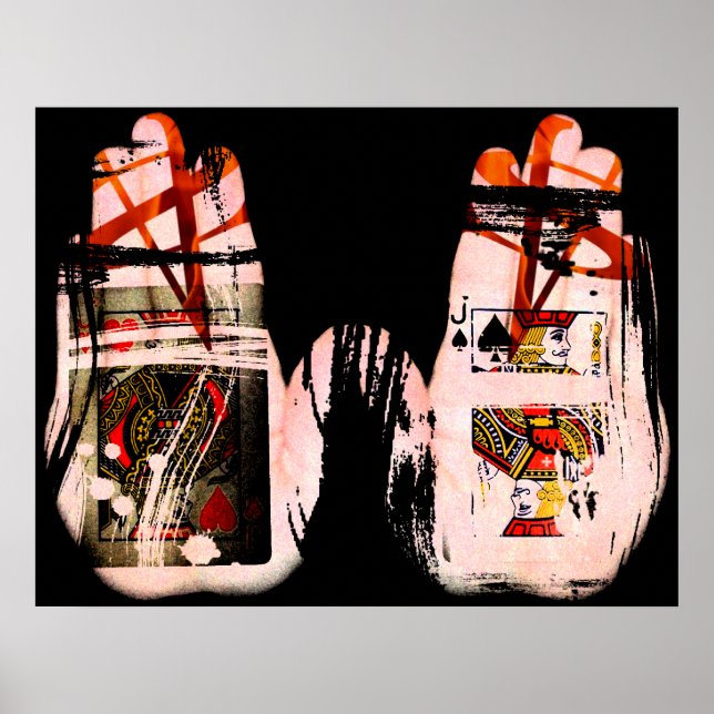 SPS-"Die Hand von David"-Poster Poster (Vorne)